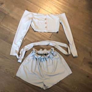 two piece outfit from zaful